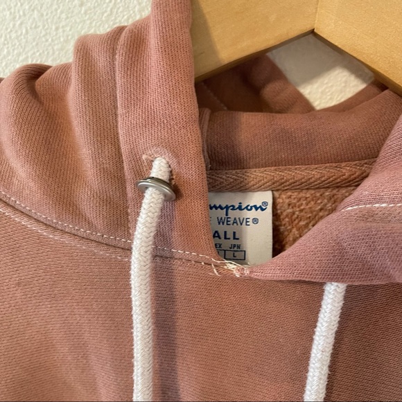 Champion Reverse Weave Pink Tie Dye Hoodie Embroidered-Small - Picture 10 of 11